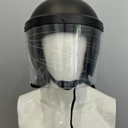 Casque Anti Émeute Noir taille ML Avec Visière