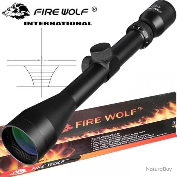 Fire Wolf Lunette de vise 3-9x40 -