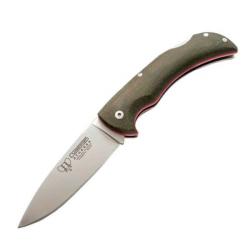 C345F-Couteau pliant de chasse Cudeman Athenea vert