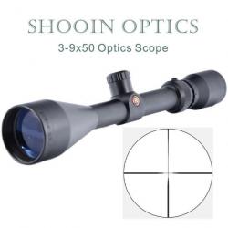 SHOOIN Optics Lunette de Visée 3-9x50 Tube 25.4MM -