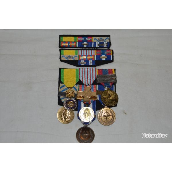 MEDAILLES MILITAIRE-CROIX COMBATTANT-DEFENSE NATIONALE-OTAN-AFGHANISTAN-KOSOVO-EX YOUGOSLAVIE