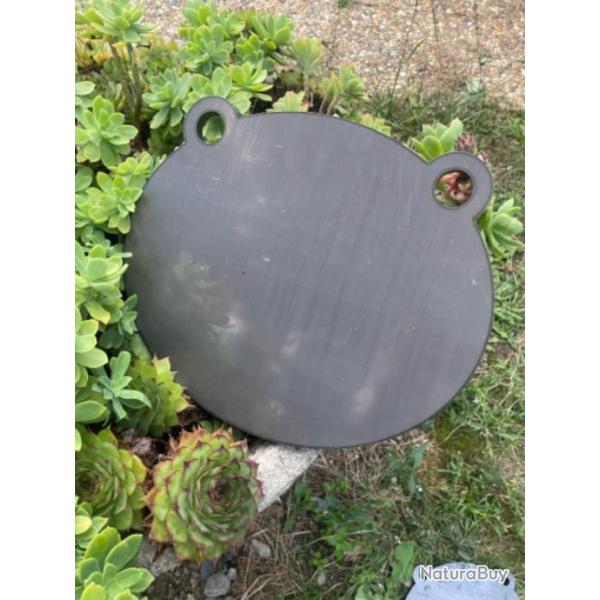 Gong de tir acier 250 x 300 mm