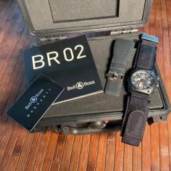 MONTRE BELL & ROSS MARINE BR02EN BOÎTE ET PAPIER