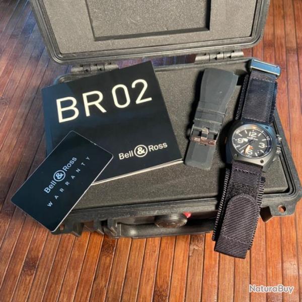 MONTRE BELL & ROSS MARINE BR02EN BOTE ET PAPIER