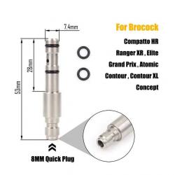 raccord de remplissage sonde de charge carabine PCP diamètre 7.4mm pour carabine Brocock