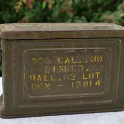 US ARMY caissette US M1 fabricant REEVES CAL 30M1 AMMUNITION BOX 1944  ref DIV2130M1CAS01 NORMANDIE