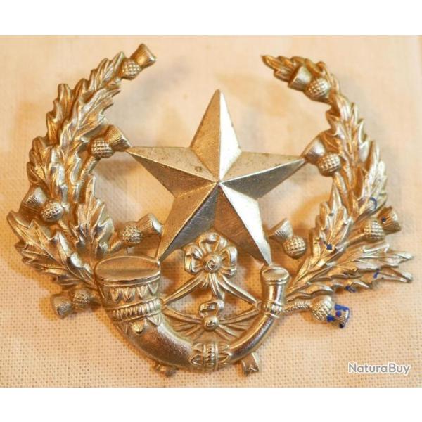 DDAY44 - authentique CAP BADGE BRITANNIQUE The Cameronians Scottish Rifles NORMANDIE 1944