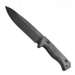 Poignard LionStell "T6" CPM-3V blackwash, Manche micarta noir [Lionsteel]