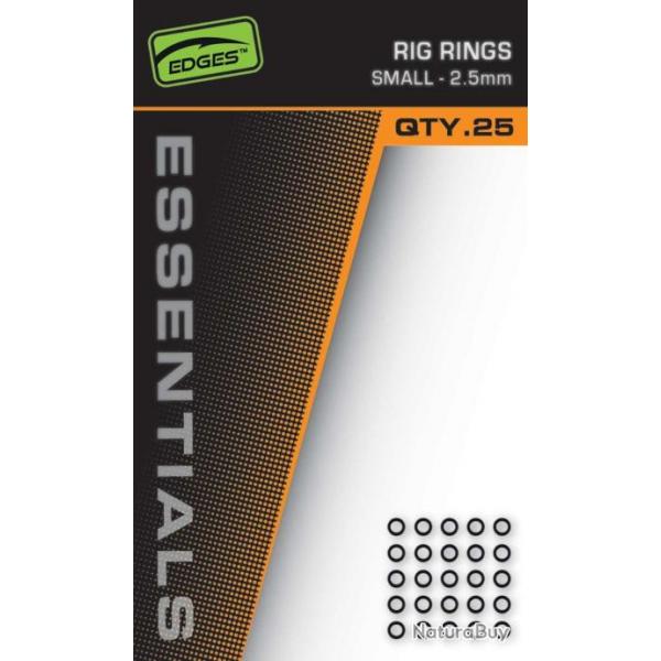 EDGES RIG RINGS 2.5MM SMALL X 25