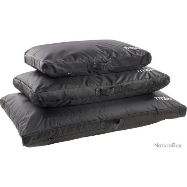 COUSSIN RECTANGLE TITAN NOIR 120X75X8CM