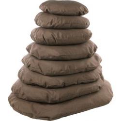 COUSSIN OVALE PANAMA TAUPE 110X80X12CM