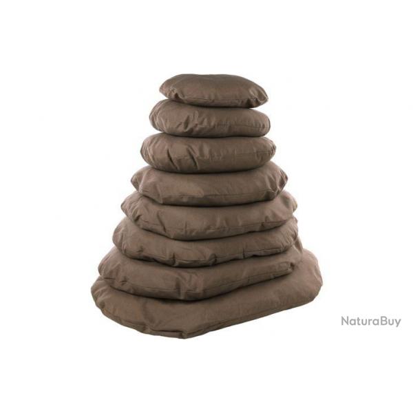 COUSSIN OVALE PANAMA TAUPE 110X80X12CM