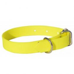 BF24 - COLLIER PVC JAUNE FLUO 53 CM