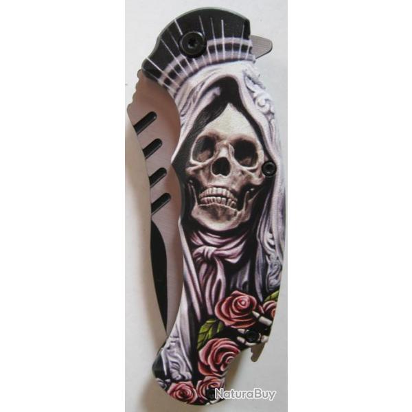 COUTEAU DE COLLECTION  SKULL - Rf.169