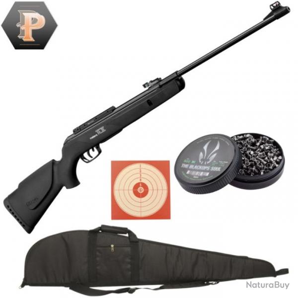 Pack Carabine GAMO 19,9J BIG CAT 1000-E IGT cal. 4,5 mm + Cibles + 500 Plomb + fourreau