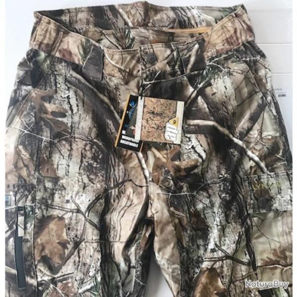 BF24 - PANTALON DE CHASSE 2 EN 1 LYNX SCENTLOK 2XL