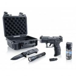 Pack Ready to Defense Pistolet d'alarme P22 9mm PAK Noir-Umarex