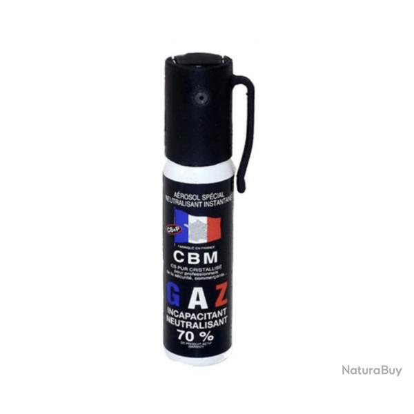 Arosol bombe de dfense lacrymogne Gaz 25 ml CS