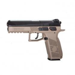 Pistolet 4.5mm plombs CZ P09 Noir/Tan Blowback - CO2 3.7J