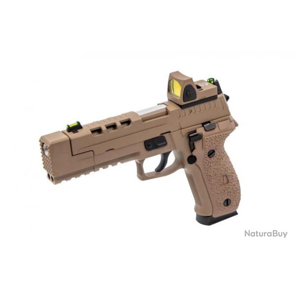 Rplique GBB gaz Vorsk VP26X Tan + Red Dot BDS Tan