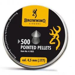 Plombs 4.5 mm Browning Tête pointue 0.56 g - Umarex - Boite de 500