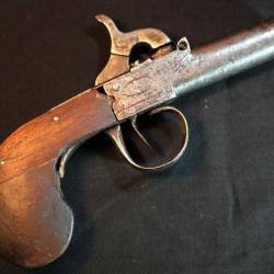 Pistolet à coffre à balle forcée en calibre 11 mm - époque XIXième HER24COF005