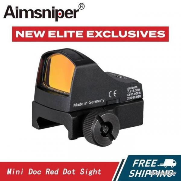 AimSniper Viseur Point Rouge Tactique RMR -