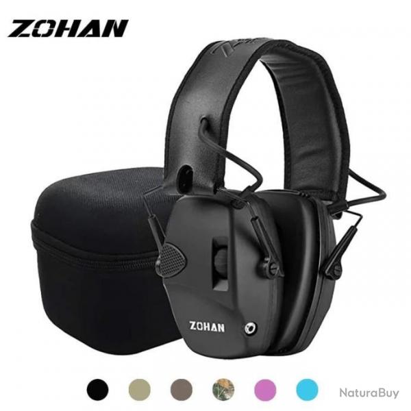 ZOHAN Casque Anti-Bruit Couleur Noir -