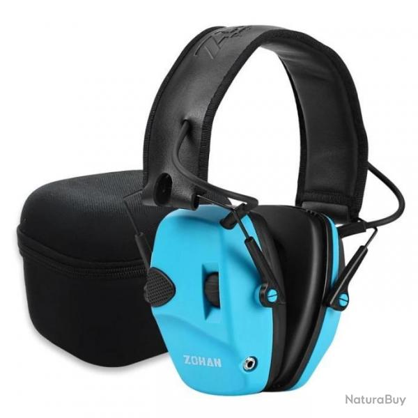 ZOHAN Casque Anti-Bruit Couleur Bleu -