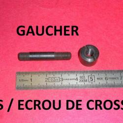 vis / écrou assemblage crosse carabine GAUCHER long35.5mm dia 5.93mm- VENDU PAR JEPERCUTE (D22E1266)