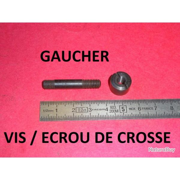 vis / crou assemblage crosse carabine GAUCHER long35.5mm dia 5.93mm- VENDU PAR JEPERCUTE (D22E1266)