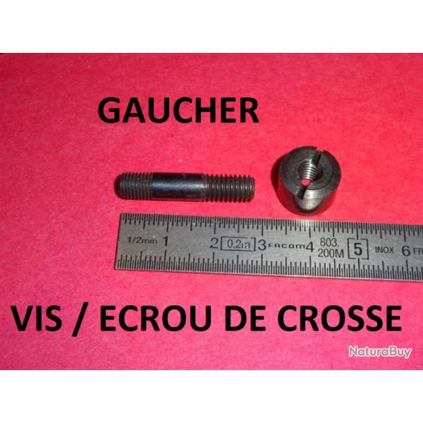 vis / crou assemblage crosse carabine GAUCHER long28.9mm dia 5.95mm- VENDU PAR JEPERCUTE (D22E1267)