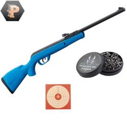 Carabine GAMO Delta Blue synthétique - 4.5mm - 7,5 joules + plombs + cibles