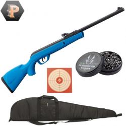 Carabine GAMO Delta Blue synthétique - 4.5mm - 7,5 joules + plombs + cibles + fourreau