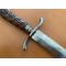 petites annonces chasse pêche : Couteau militaire allemand manche en bois de cerf - 1 sans prix de réserve !!