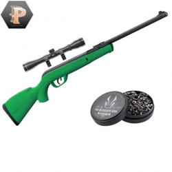 Carabine GAMO Delta Green synthétique - 4.5mm - 7,5 joules + plombs + lunette