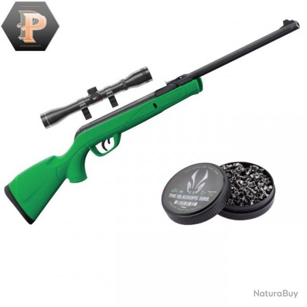 Carabine GAMO Delta Green synthtique - 4.5mm - 7,5 joules + plombs + lunette