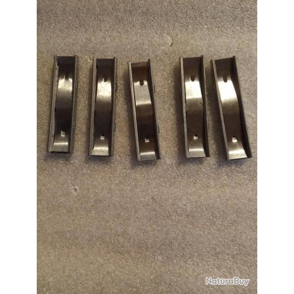 Lot de 5 Lames chargeur Mauser sudois M96 et 38