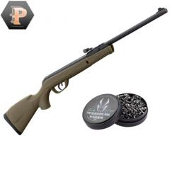 Carabine GAMO Delta Kaki synthétique - 4.5mm - 7,5 joules + plombs