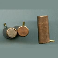 12 mm à broche à grenaille pour revolver LEFAUCHEUX - étui cuivre de 30.7 mm