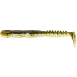 LEURRE SOUPLE Shad REINS FAT ROCKVIBE 8" unité B16 DOS VERT