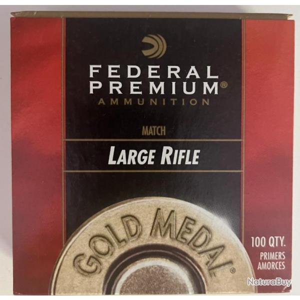 500 AMORCES FEDERAL GM210M - LARGE RIFLE MATCH