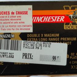 Boîte cal 12 Magnum winchester