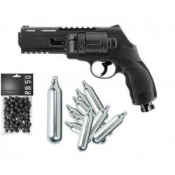 Pack DEFCON 4 - T4E TR 50 (HDR Gen2) - Revolver Balle Caoutchouc