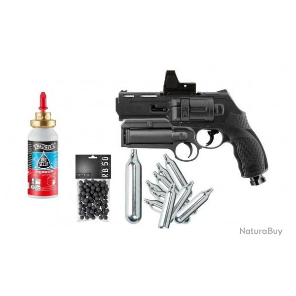 Pack T4E TR 50 (HDR Gen2) avec lanceur de spray, point rouge et munitions