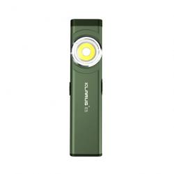 Lampe rechargeable à double source de lumière E5 - 470 lumens - vert olive