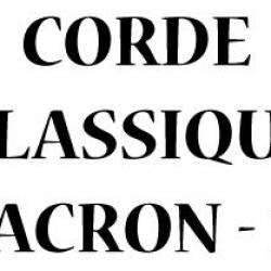 EXE - Corde Classique Dacron 12 brins BLEU 66"