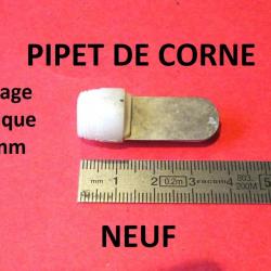 pipet de corne plastique longueur 38mm diamètre 13mm - VENDU PAR JEPERCUTE (JO700)