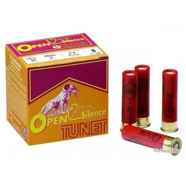 Munitions TUNET cal.12mm open silence bj 8g par 100