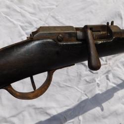 FUSIL GRAS 1874 TRANSFORME CHASSE / CULASSE COUDEE